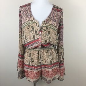 Show Me Your Mumu Red Rocks Romper Lady Paisley